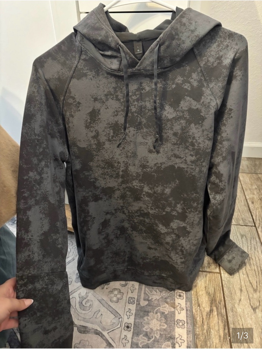 Lululemon City Sweat Hoodie French Terry Astral Graphite Grey Asphalt Men L